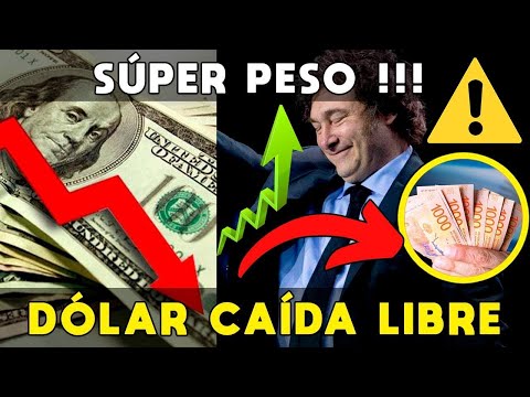 DÓLAR NO PARA DE BAJAR: SÚPER PESO ARGENTINO 🚨 MILEI TENÍA RAZÓN: DÓLARES EN CAÍDA LIBRE