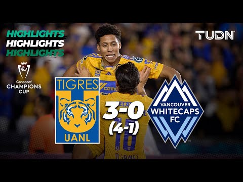 HIGHLIGHTS | Tigres 3(4)-(1)0 Whitecaps | CONCACHAMPIONS 2024 | TUDN