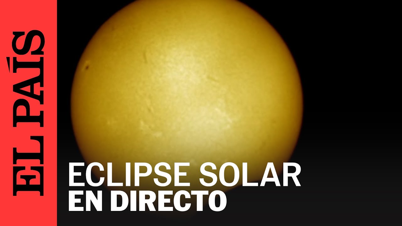 DIRECTO | El eclipse solar en España: llega a su mayor ocultación del Sol (visto desde Madrid)