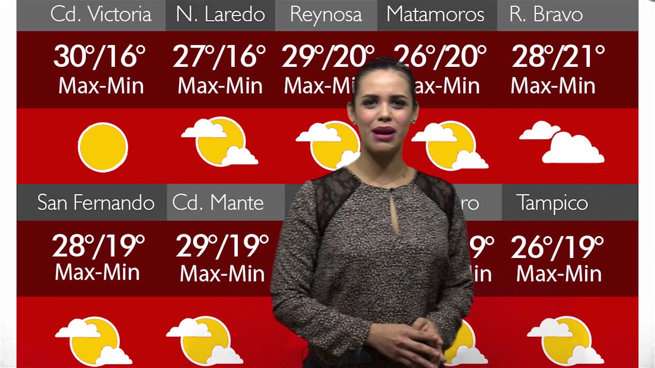 El pronostico del Clima para Tamaulipas