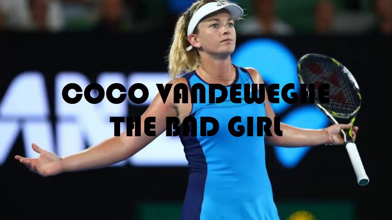 Coco Vandeweghe The Bad Girl - Actitude on court and handshake