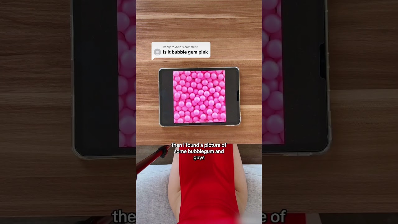 Is it bubblegum pink? #explore #humor