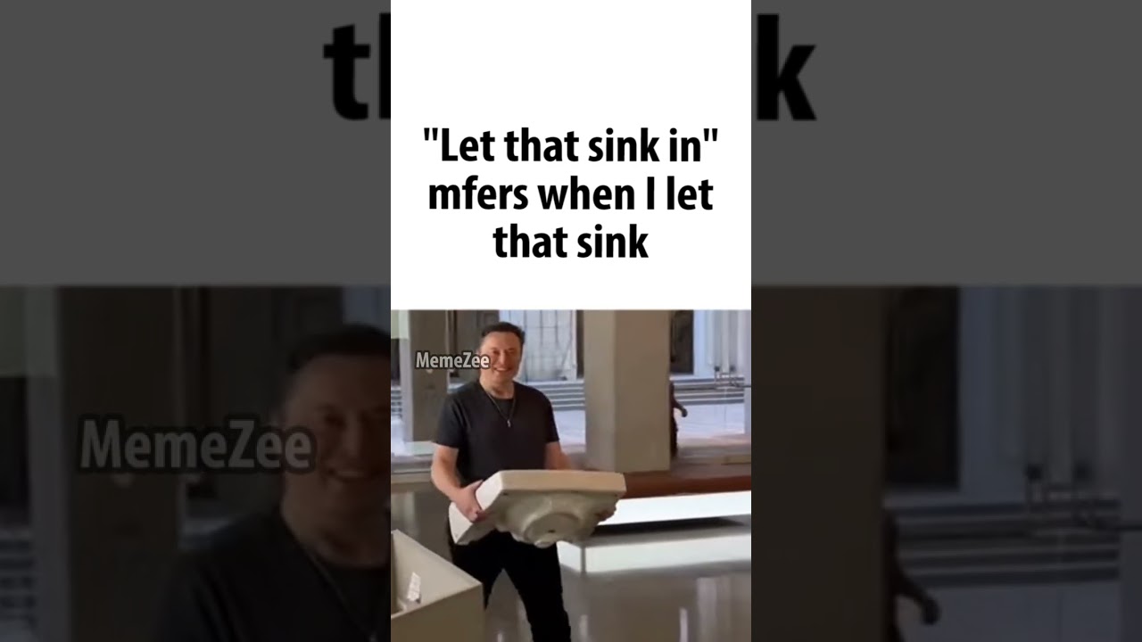 "let that sink in"