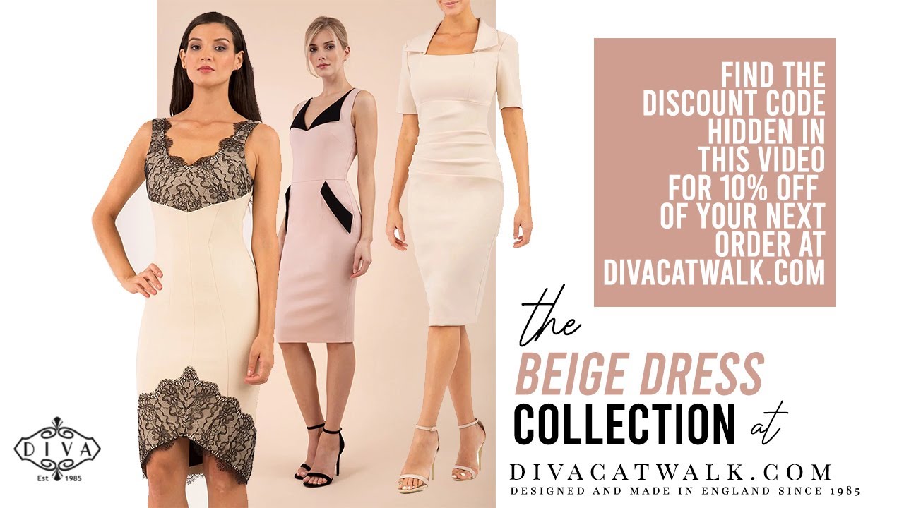 Beige Dress Collection: Beige Dresses, Beige Off-Shoulder Dresses, Beige Pencil Dresses for Work.
