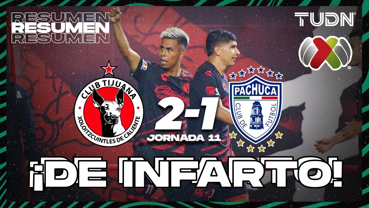 HIGHLIGHTS | Tijuana 2-1 Pachuca | Liga Mx -AP2024 - J11 | TUDN