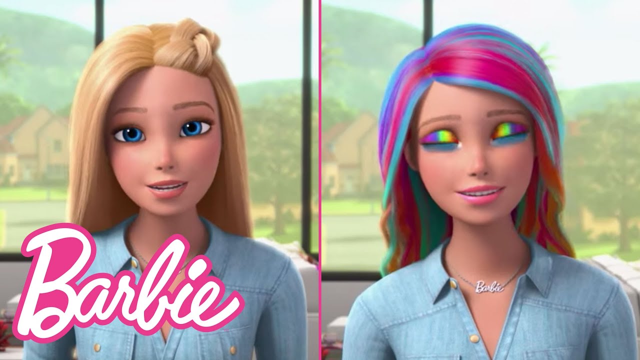 @Barbie | RAINBOW Makeup Tutorial 🌈✨ | Barbie Vlogs