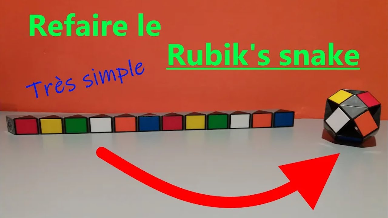 Résoudre le Rubik's snake (Rubik's twist) | Tutoriel simple