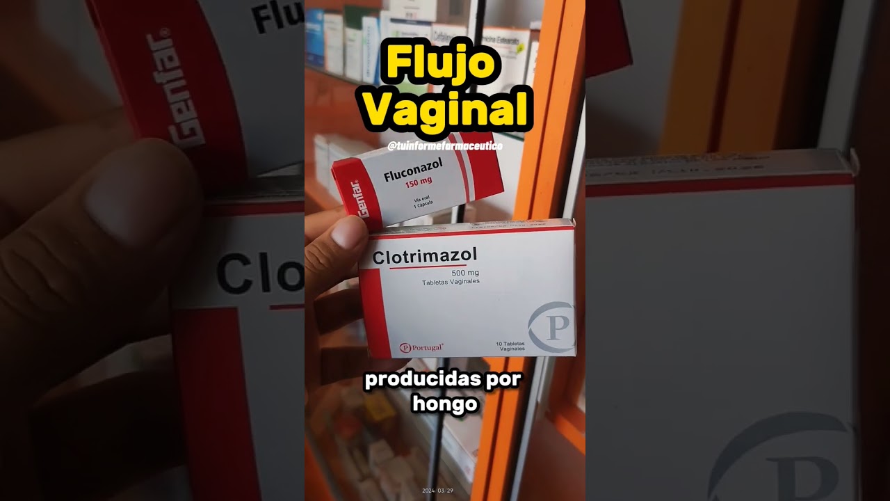 Medicamento para el flujo vaginal. #farmacia #medicina #salud #farmacologia