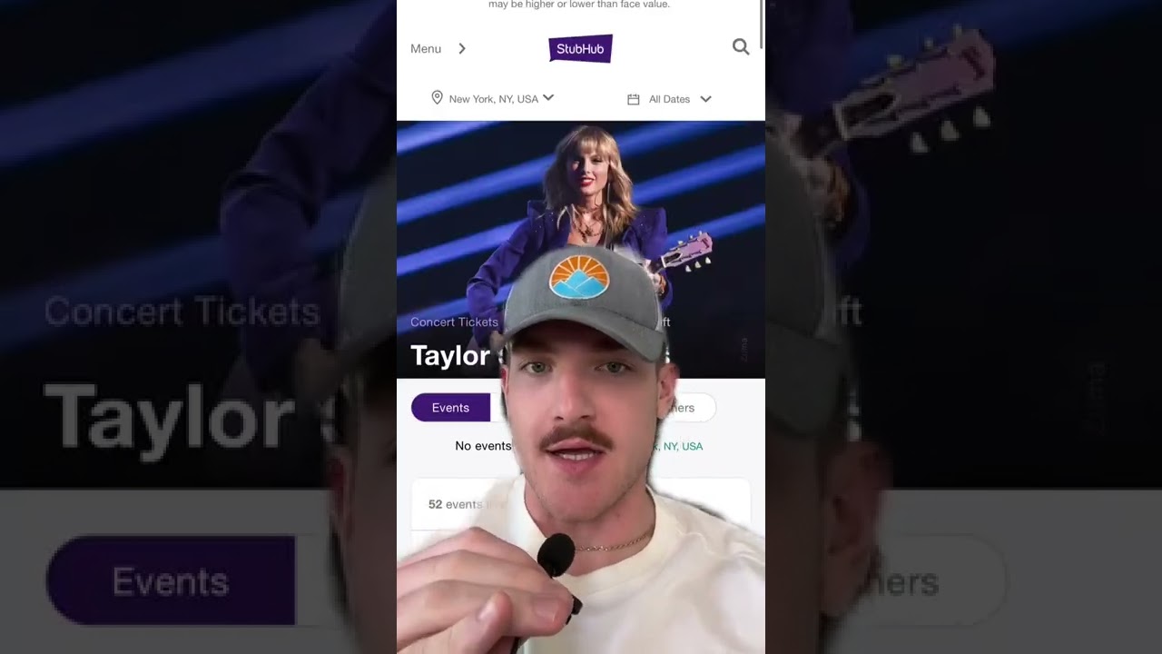 Taylor Swift Tickets on StubHub are on a different level right now