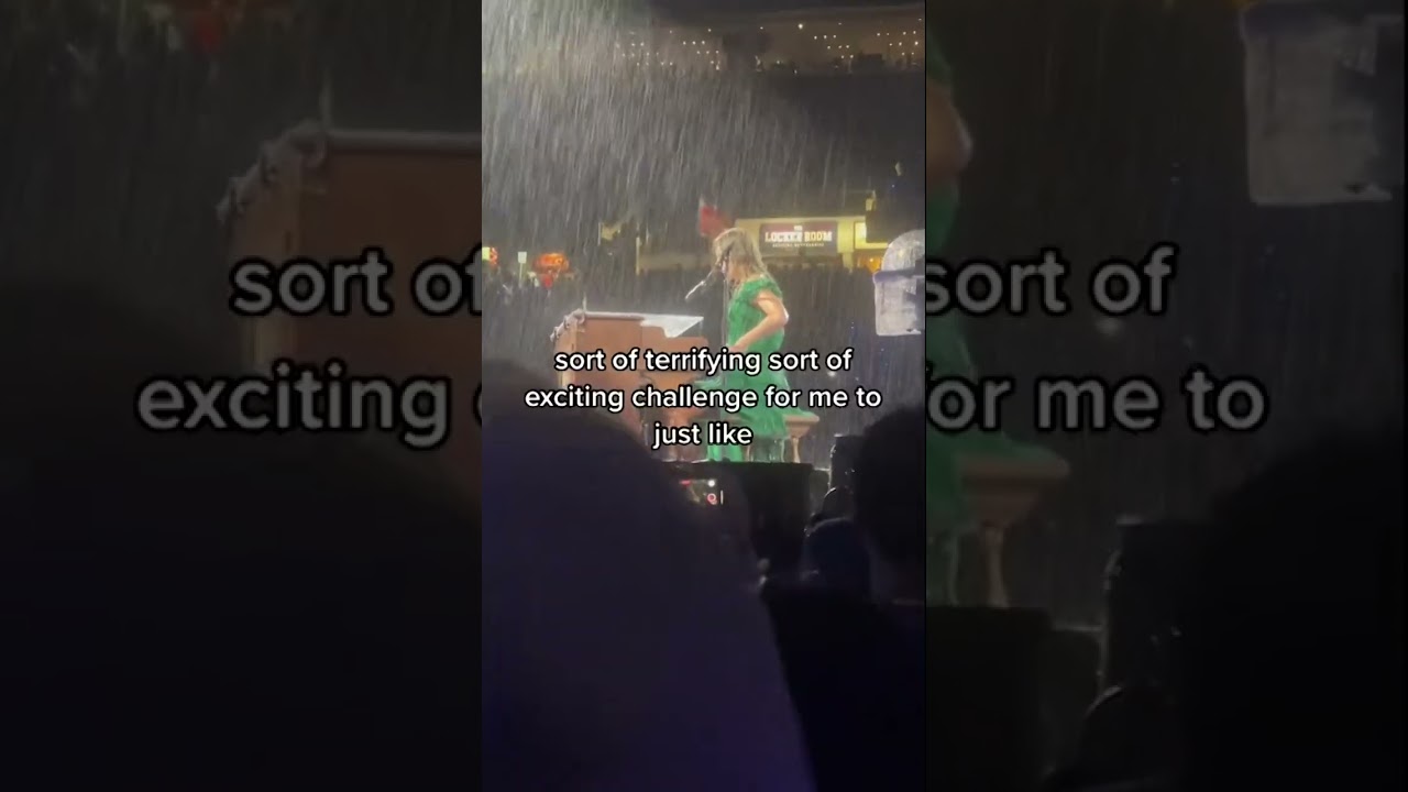 Taylor Swift plays rain-soaked show at Gillette Stadium in Massachusetts