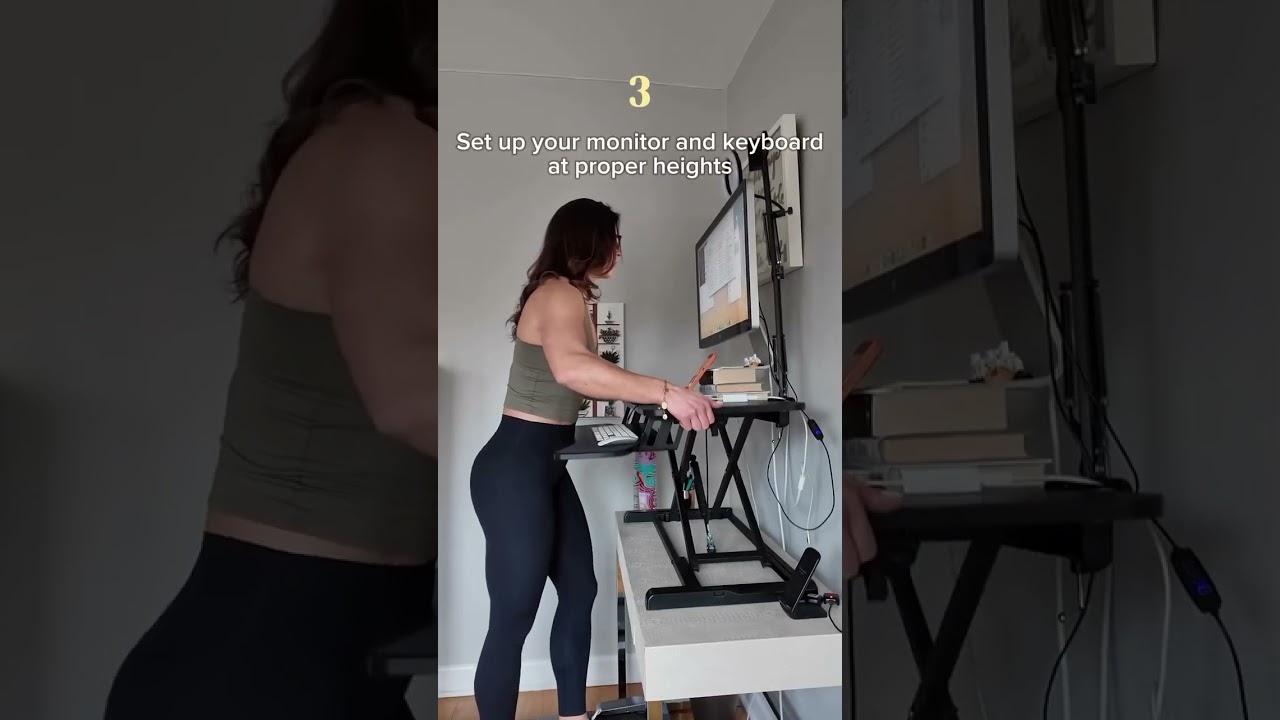 How to work while on a walking treadmill