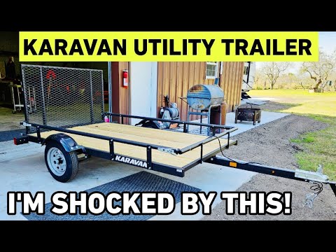 SHOCKED! Reviewing the Karavan 5x8' Utility Trailer from Tractor Supply / Home Depot