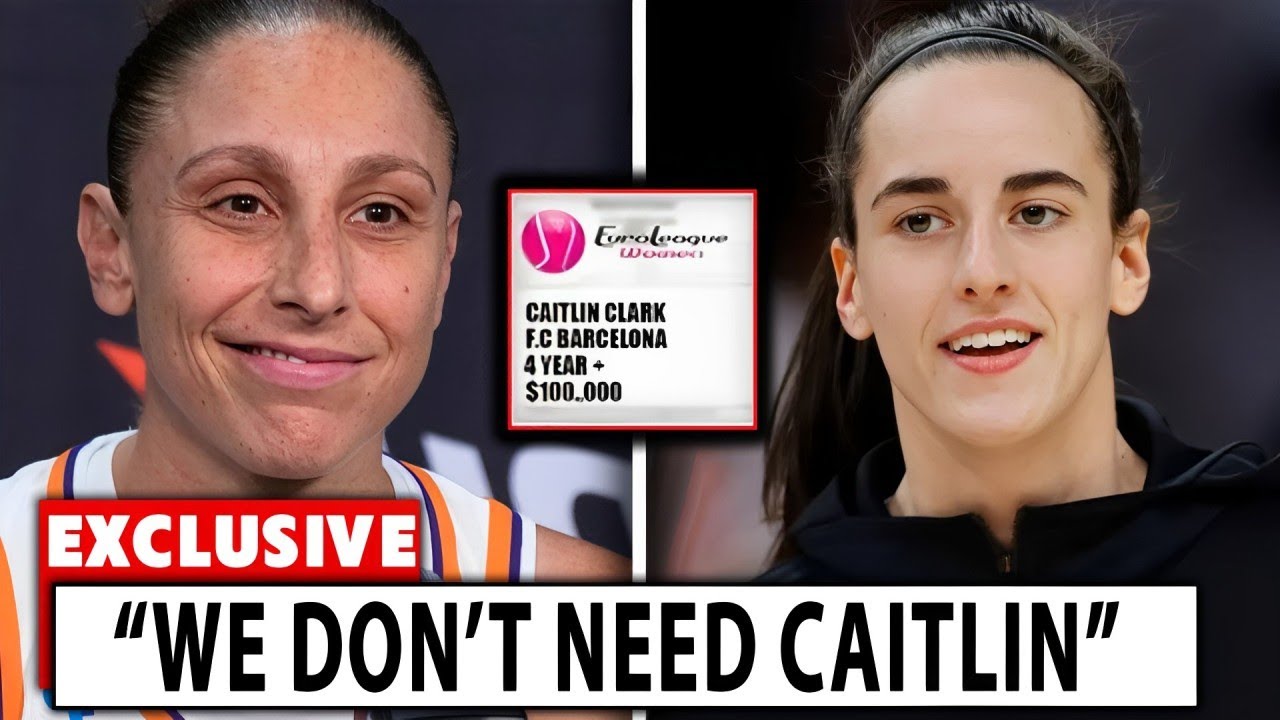"WNBA Stars Furious as Caitlin Clark Lands Historic Contract in Europe!"