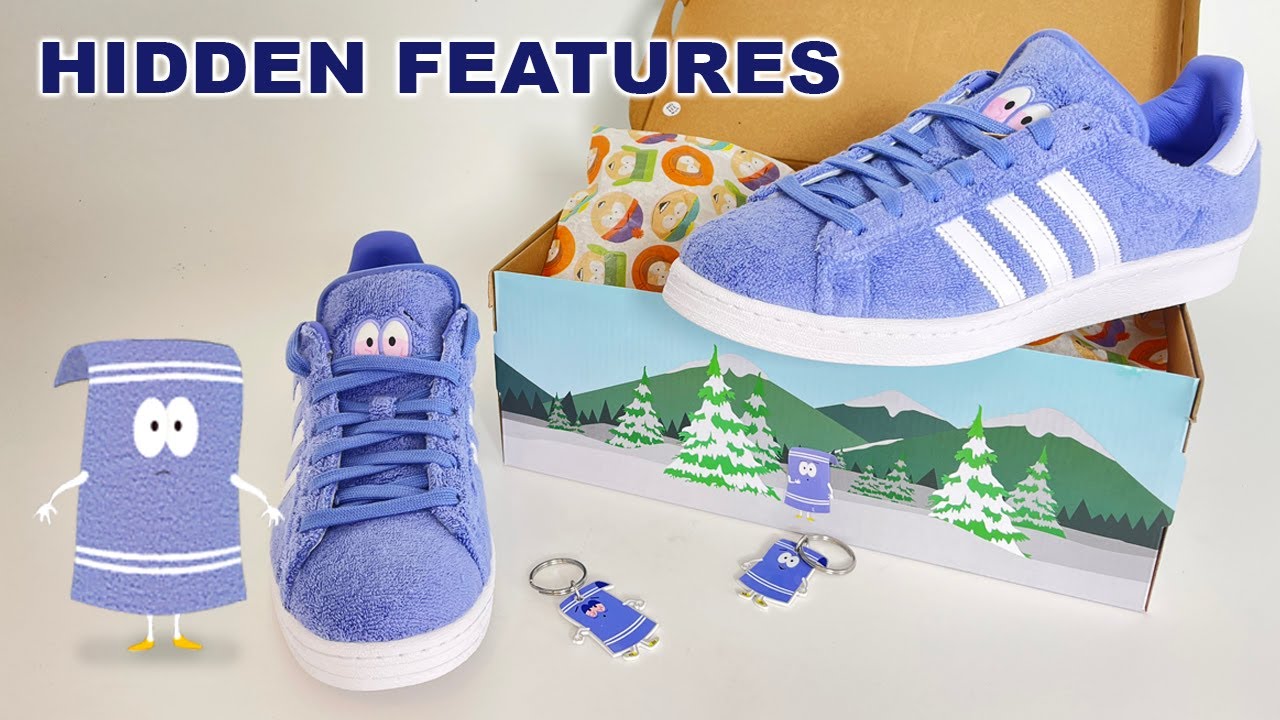 I LOVE the Adidas Campus 80s x South Park Towelies! - Full Review and History