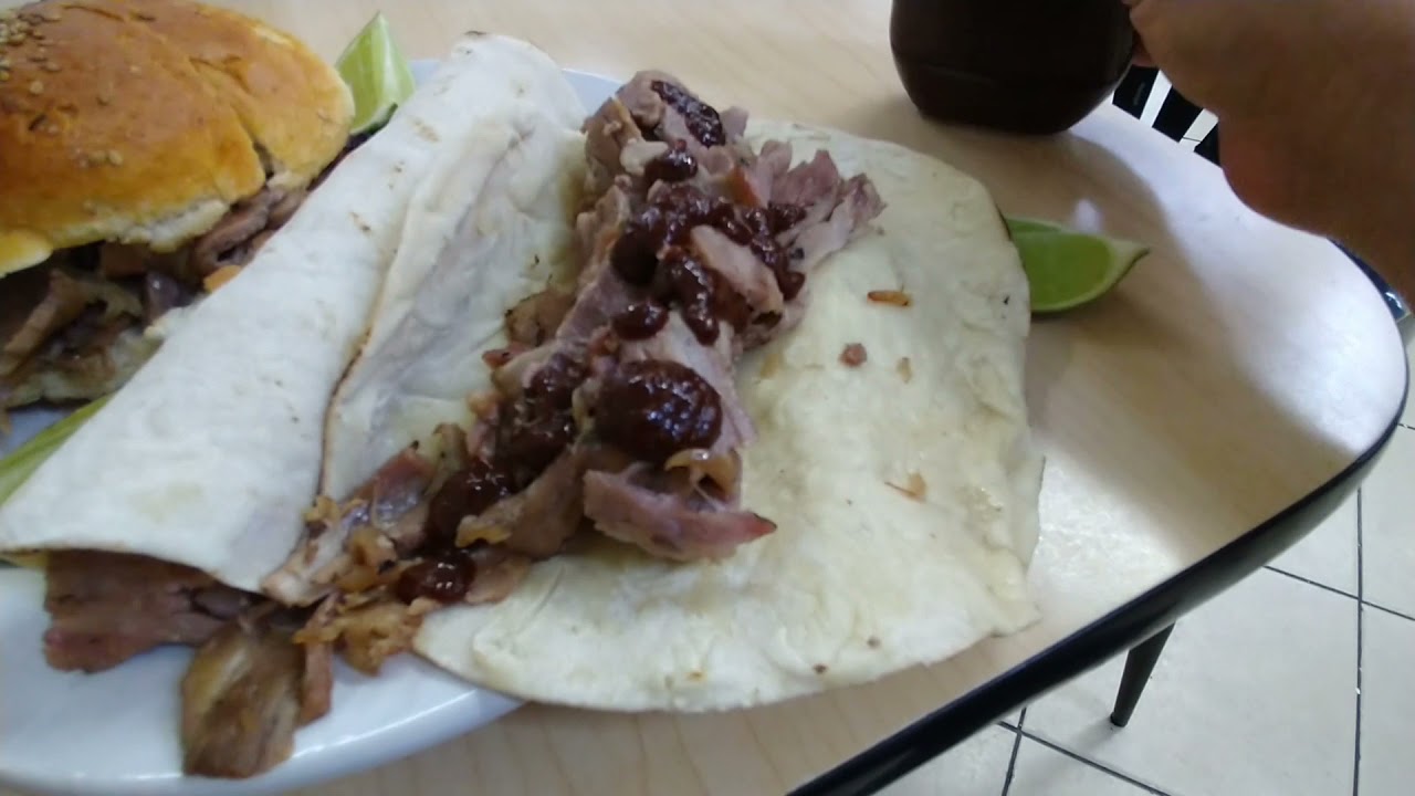 Tacos árabes En la Oriental, centro de Puebla