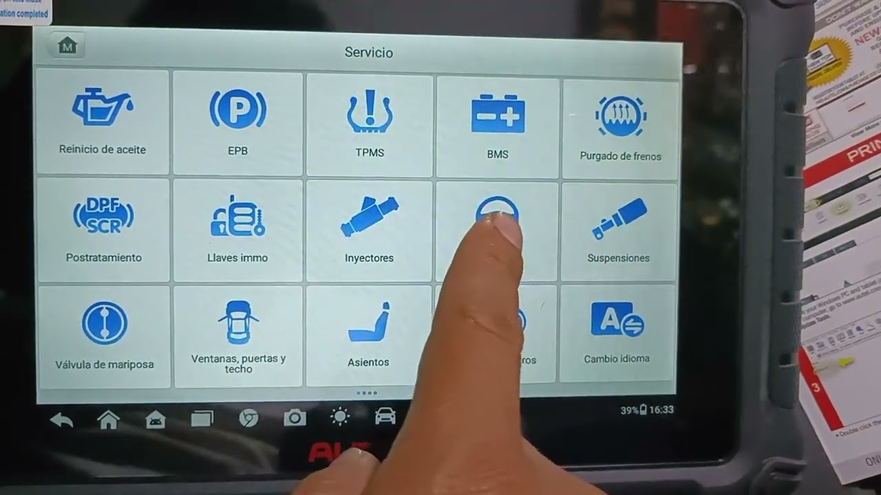 ESCANER AUTOMOTRIZ AUTEL MAXICHECK MX900