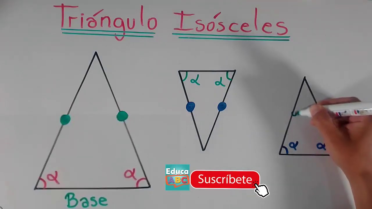 🔺Característica de un triángulo isósceles