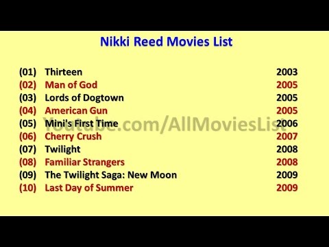 Nikki Reed Movies List