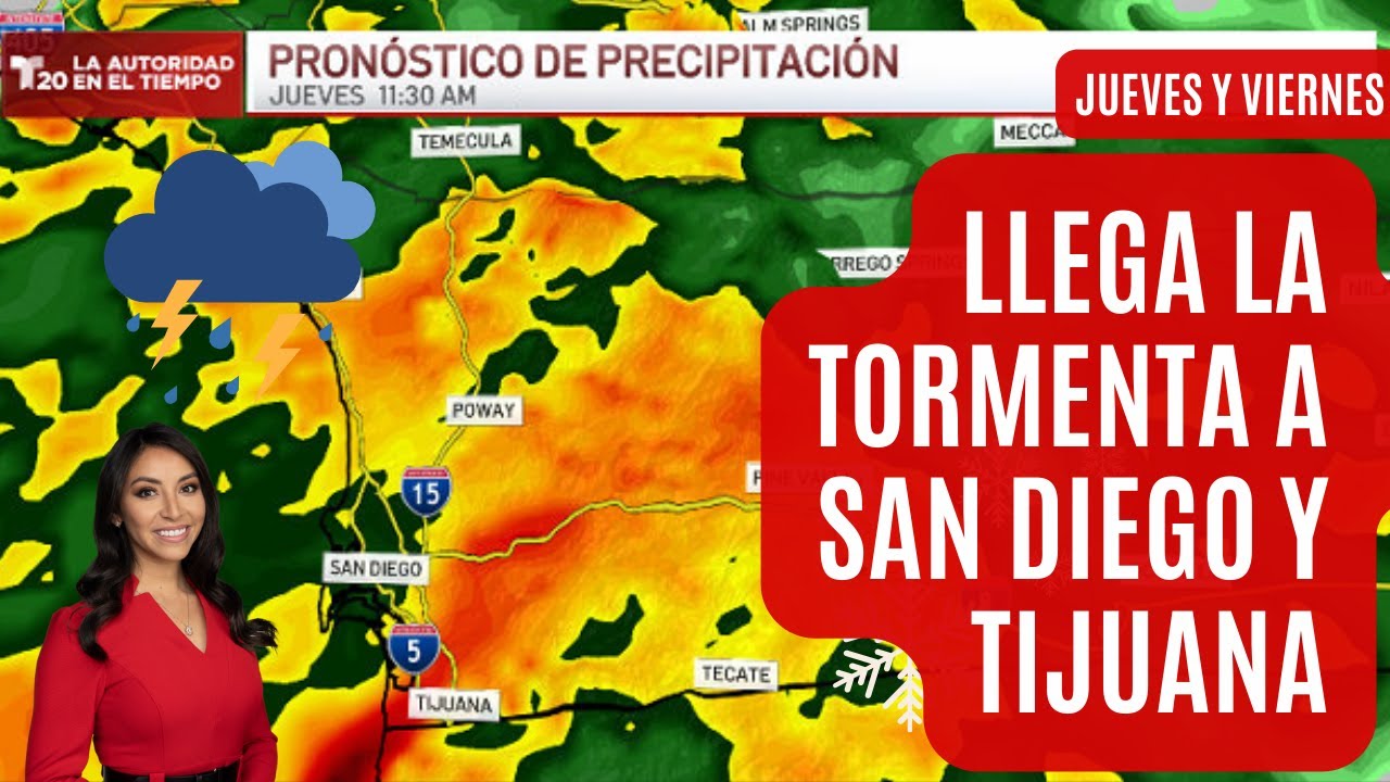 El pronóstico del tiempo para San Diego y Tijuana | El clima en Baja California