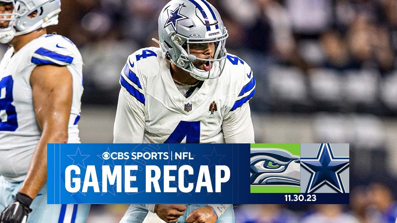 Cowboys TOP Seahawks In Thursday Night Football THRILLER I Game Recap I CBS Sports
