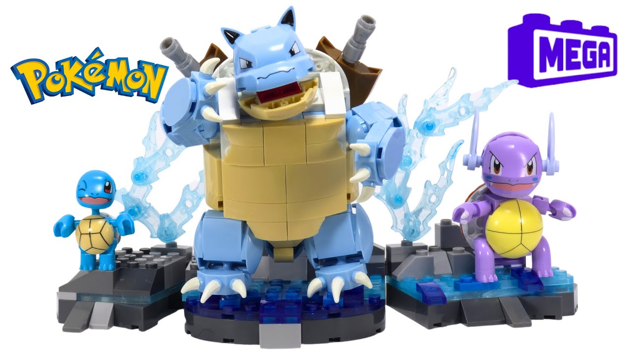 Building MEGA Pokemon Squirtle Evolution - LEGO Pokemon Speed Build
