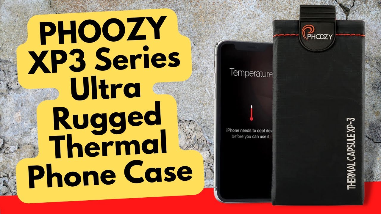 PHOOZY XP3 Series Ultra Rugged Thermal Phone Caseed