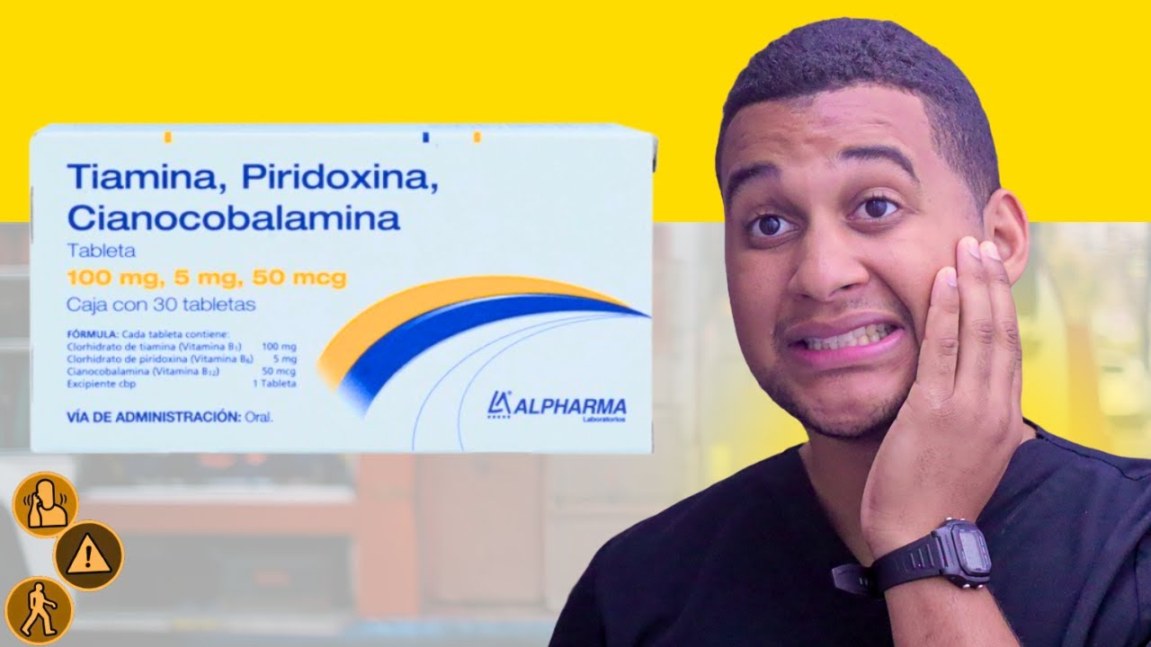 TIAMINA PIRIDOXINA CIANOCOBALAMINA EFECTOS SECUNDARIOS ⚠️ EVITALOS