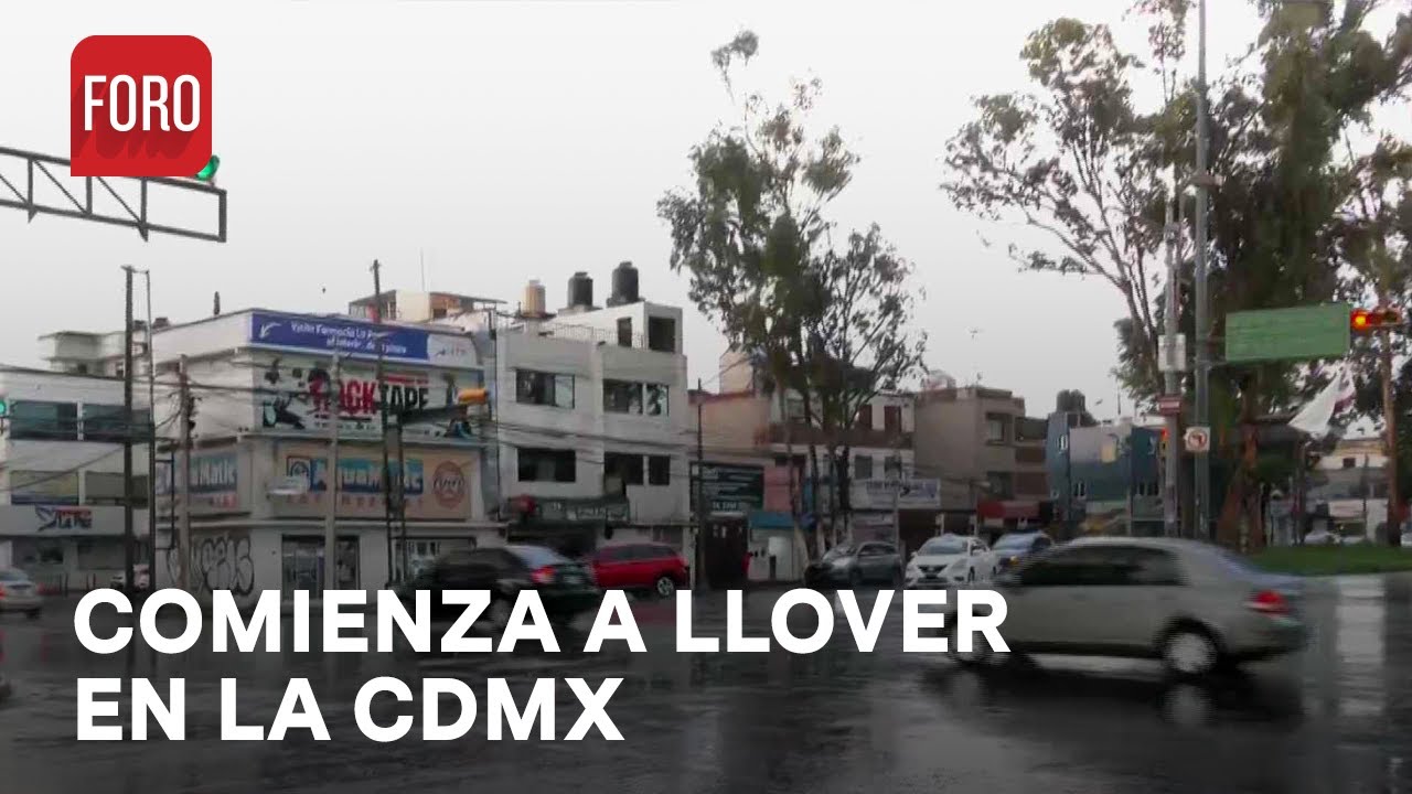 Primeras lluvias de la tarde en Coyoacán, CDMX - Las Noticias