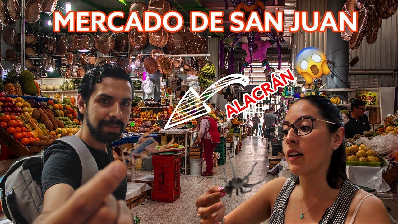 Mercado de San Juan / ¡Carnes Exóticas e Insectos! - Diana y Aarón (DyA)