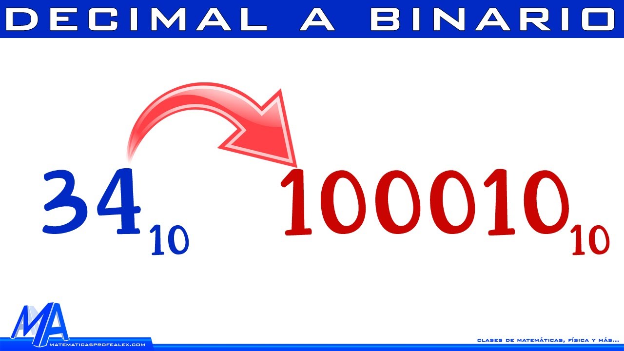 Convertir Decimal a Binario