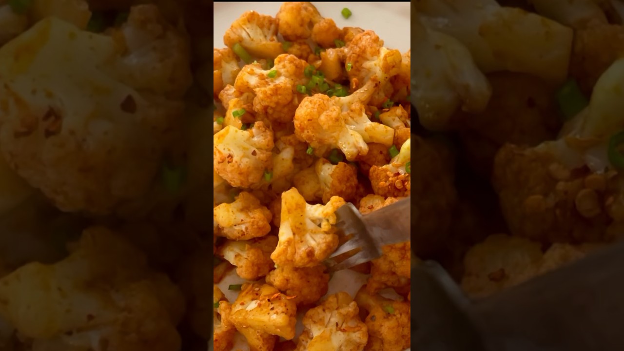 LA MEJOR FORMA DE COMER COLIFLOR 💚 fácil y deliciosa #brsaludable #recetas #alimentacionsaludable
