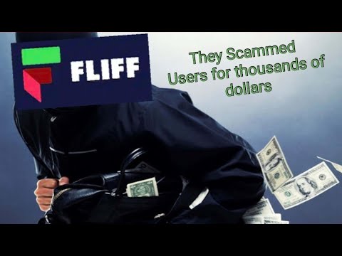 Fliff is a scam, and it scammed thousands of customers, DONT download this app