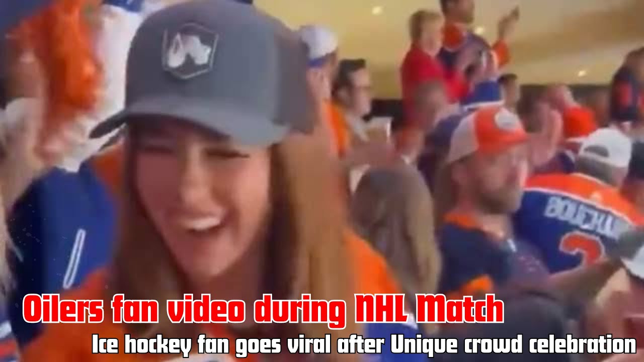 oilers fan flashes crowd nhl video | ice hockey fan goes viral after flashing | Onetrendify