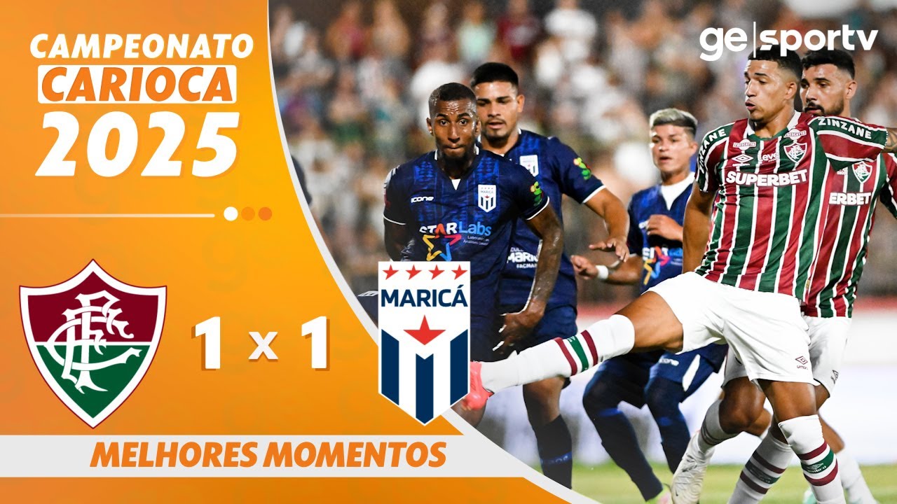 FLUMINENSE 1 X 1 MARICÁ | MELHORES MOMENTOS | CAMPEONATO CARIOCA 2025 | ge.globo