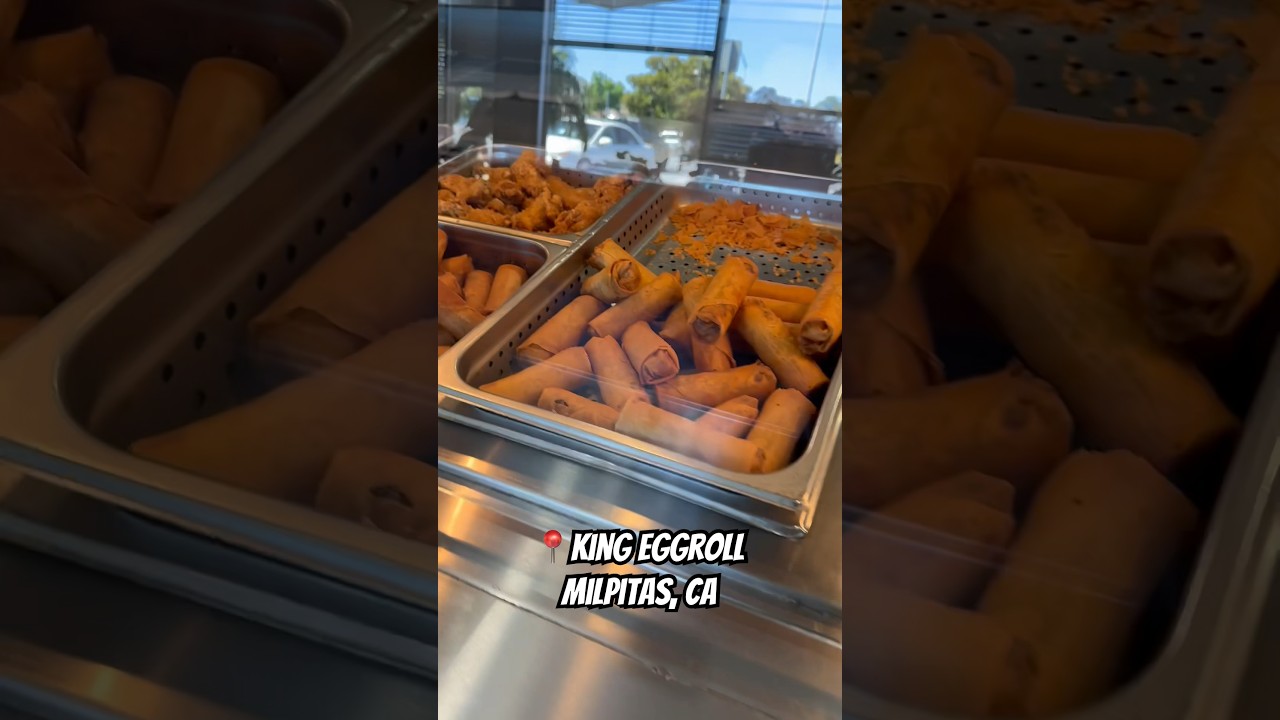 These are the BEST EGGROLLS ever! #kingeggroll #eggroll #foodie #bayareafoodie