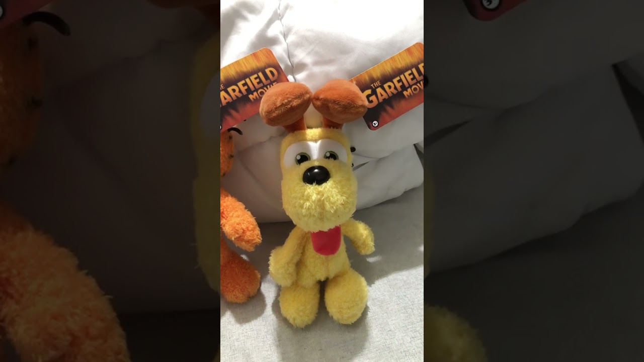 I got these Garfield and odie plushies from The Garfield movie a couple days ago and I love them 😍