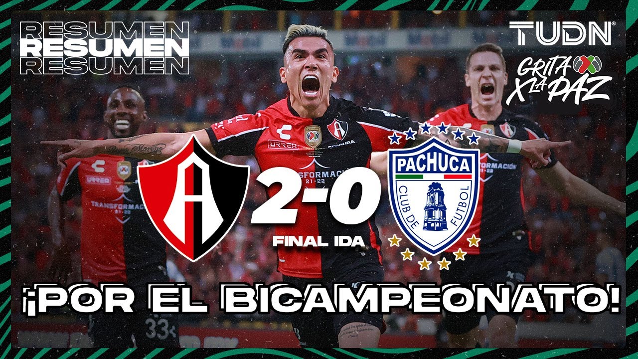 Resumen y goles | Atlas 2-0 Pachuca | Grita México C22 - Final IDA | TUDN