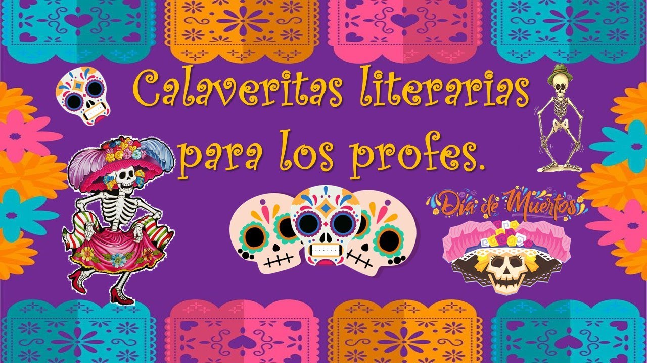 Calaveritas literarias para los profes. 💀💀👻👻/Profe Ángel