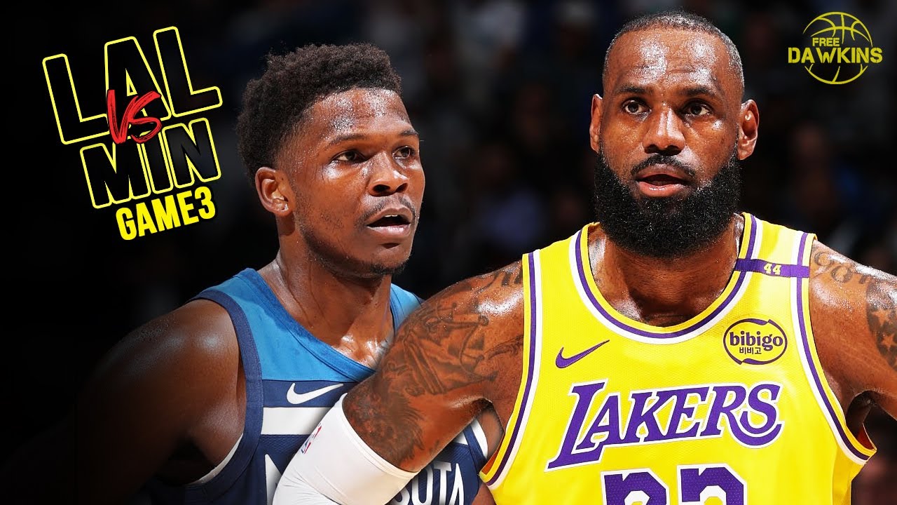 Los Angeles Lakers vs Minnesota Timberwolve Game 3 Full Highlights | 2025 WCR1 | FreeDawkins