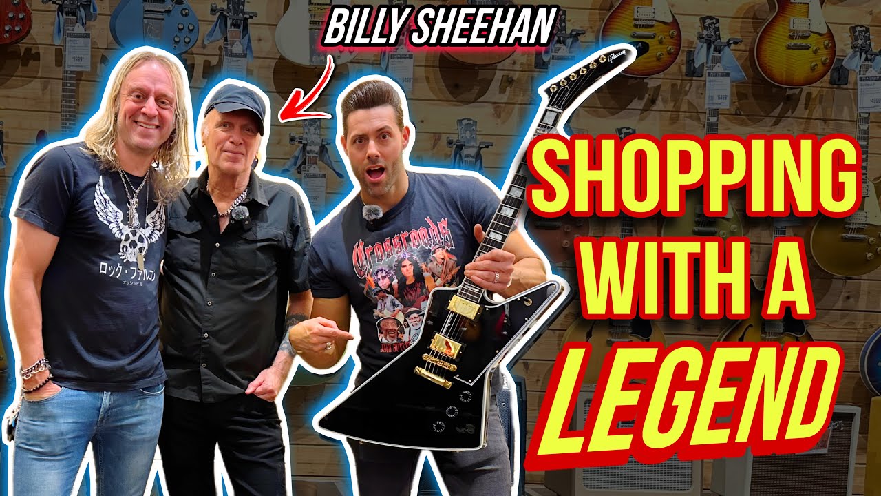 I took Billy Sheehan to Guitar Center 😳