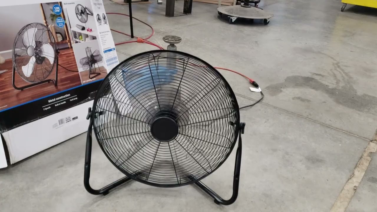 Rapid Review - Walmart 20" Shop Fan (Mainstays)