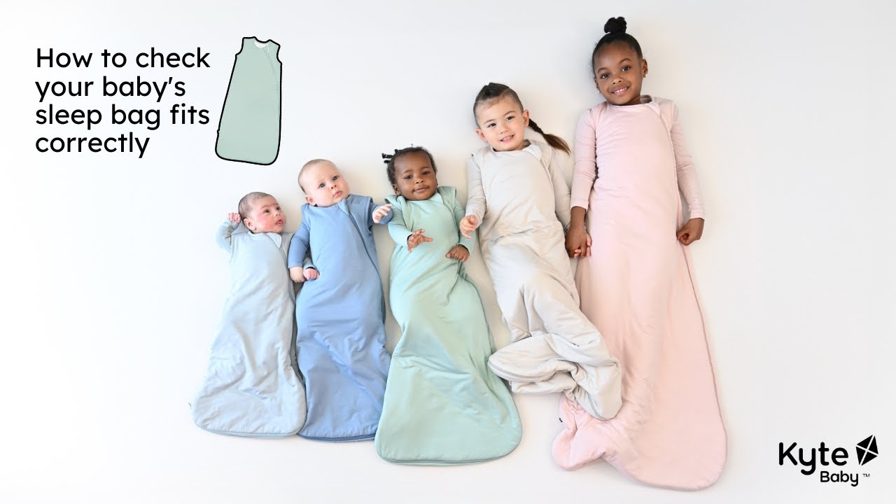 How to pick the proper size Kyte Baby sleep bag for your baby