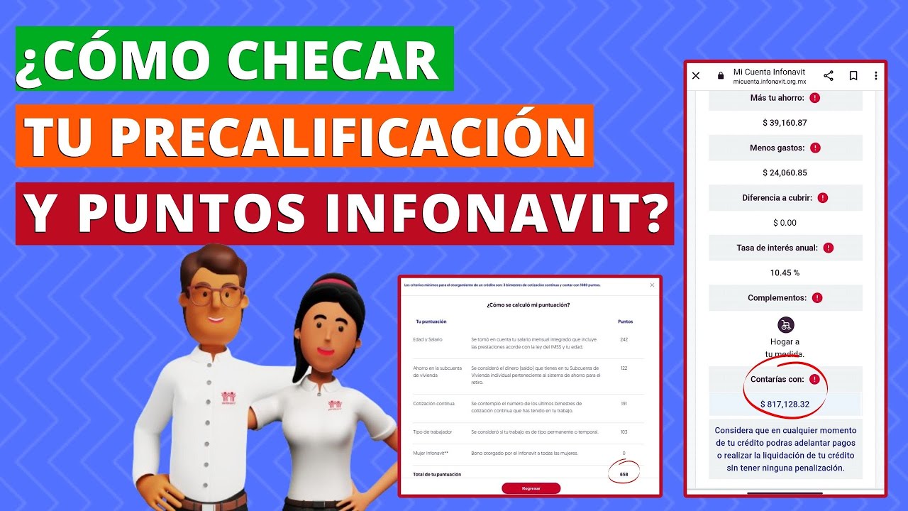 CÓMO CHECAR TU PRECALIFICACIÓN Y PUNTOS INFONAVIT 😯