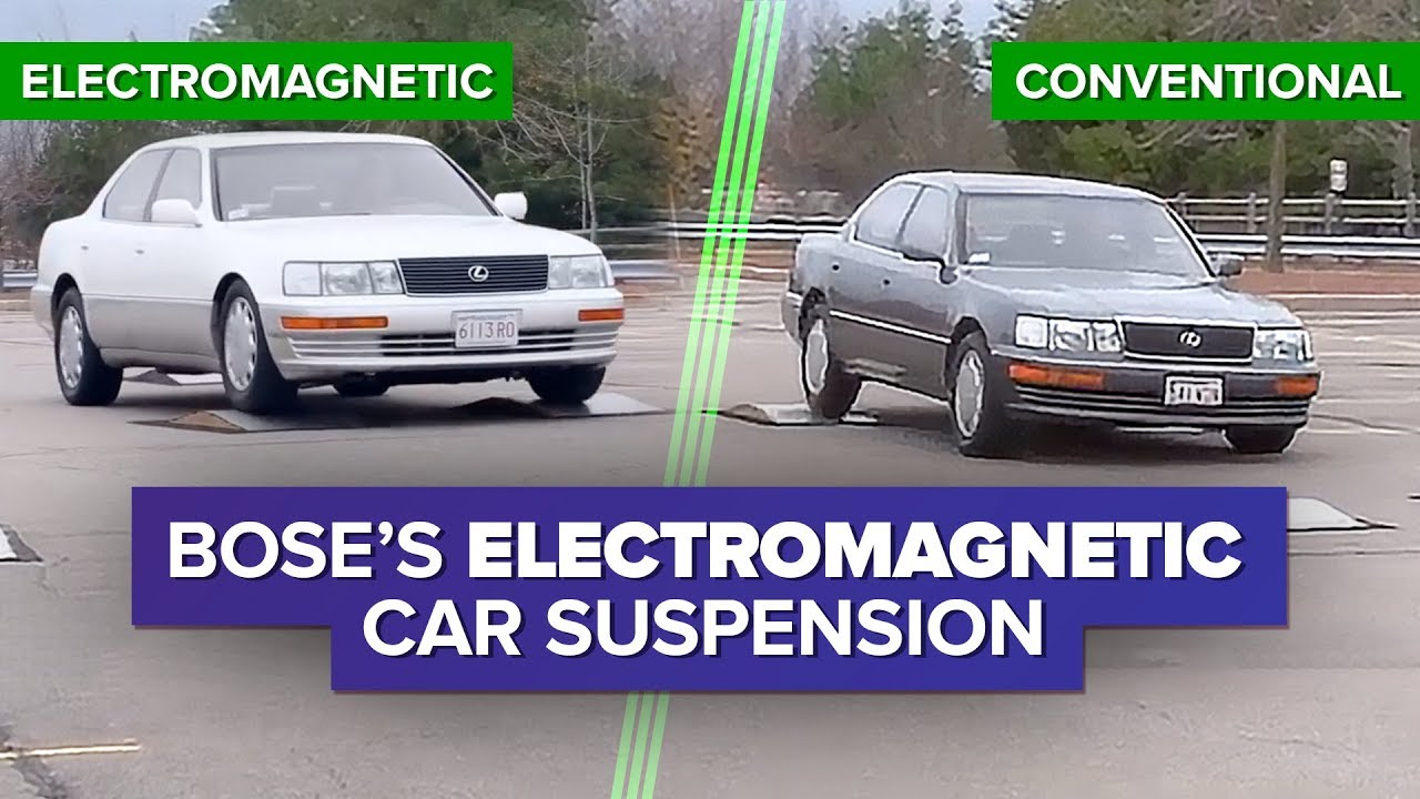 Watch Bose's incredible electromagnetic car suspension system in action