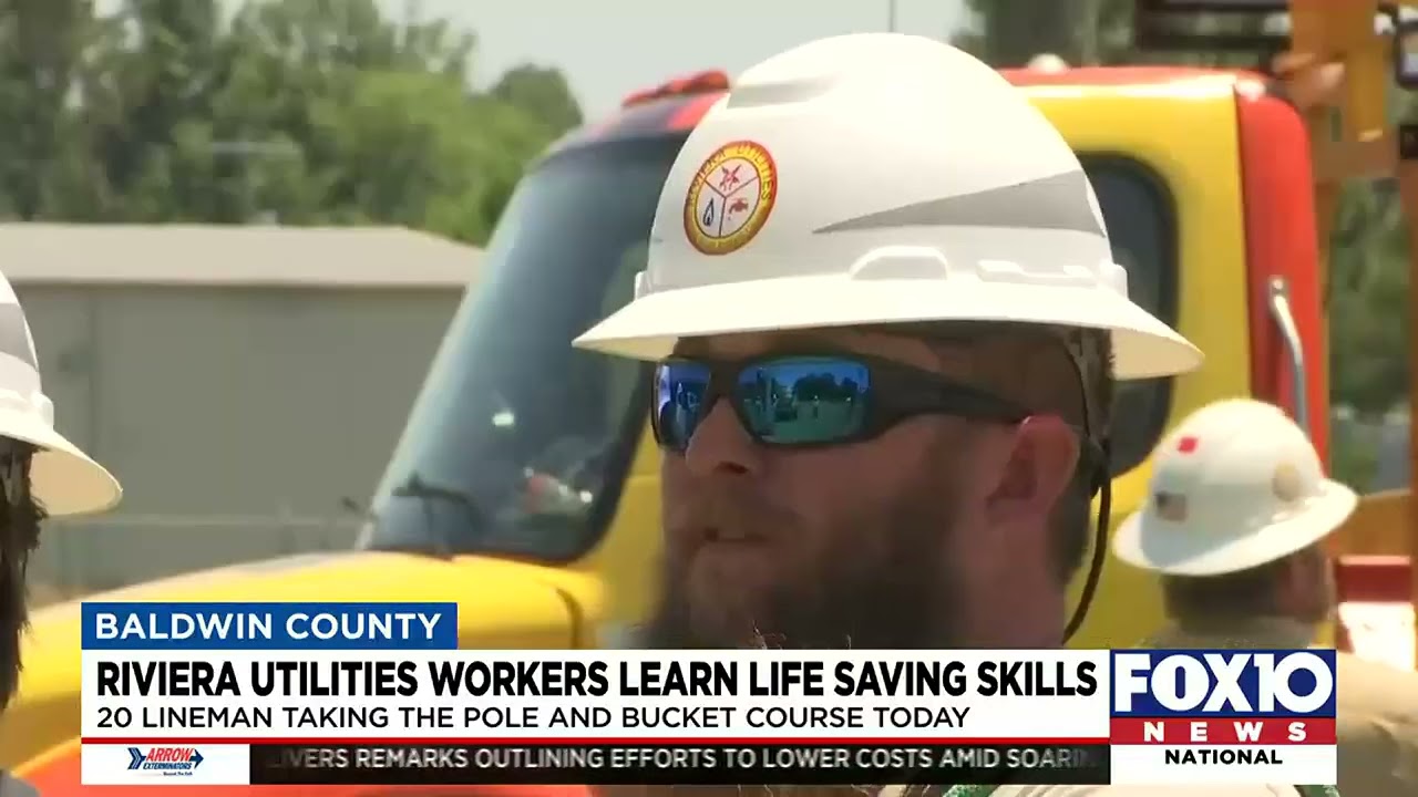 Riviera Utilities lineman learn lifesaving skills