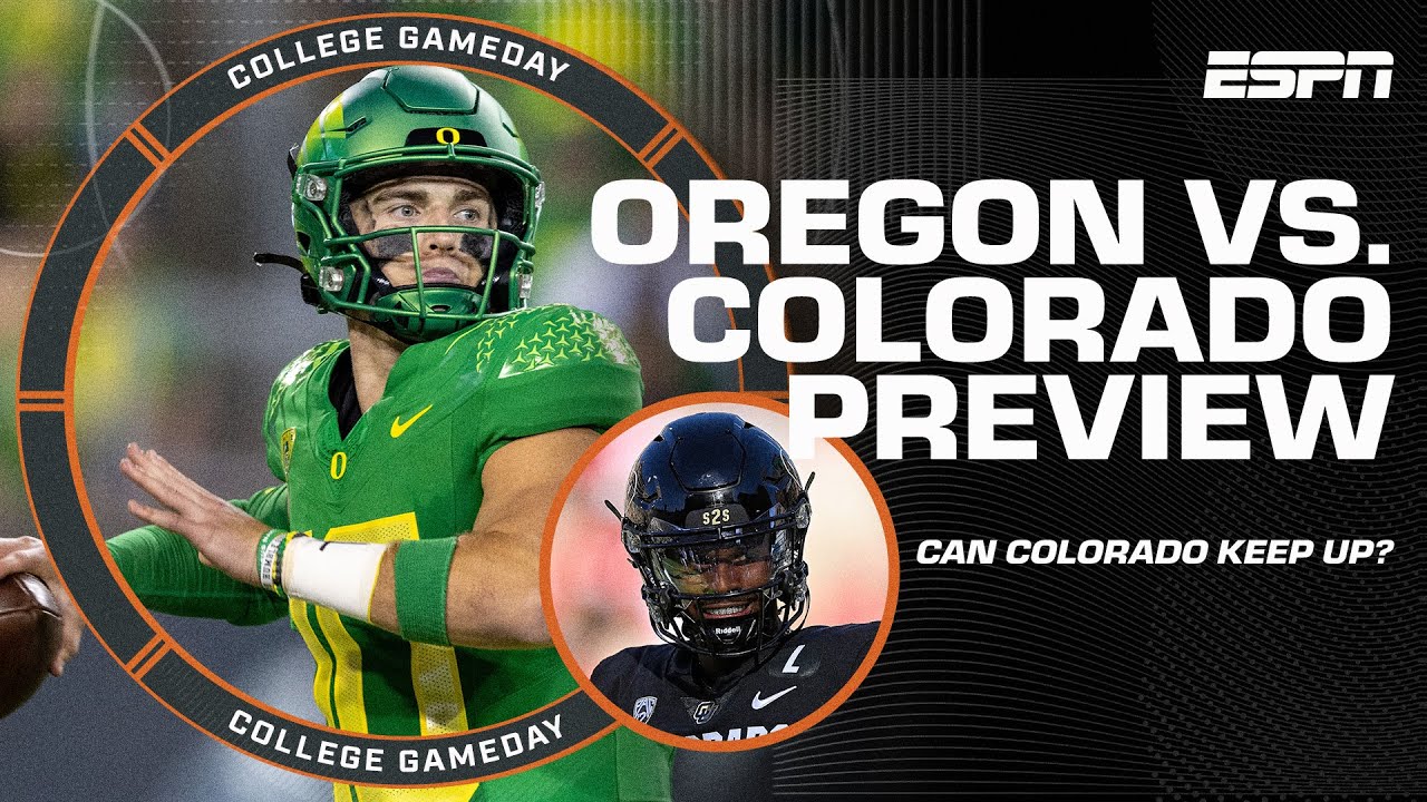 Can the Buffaloes KEEP UP? 👀 Oregon vs. Colorado PREVIEW | College GameDay