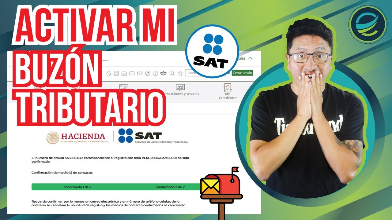 SAT cómo ACTIVAR mi BUZÓN TRIBUTARIO caso PRÁCTICO en LÍNEA GRATIS🔥