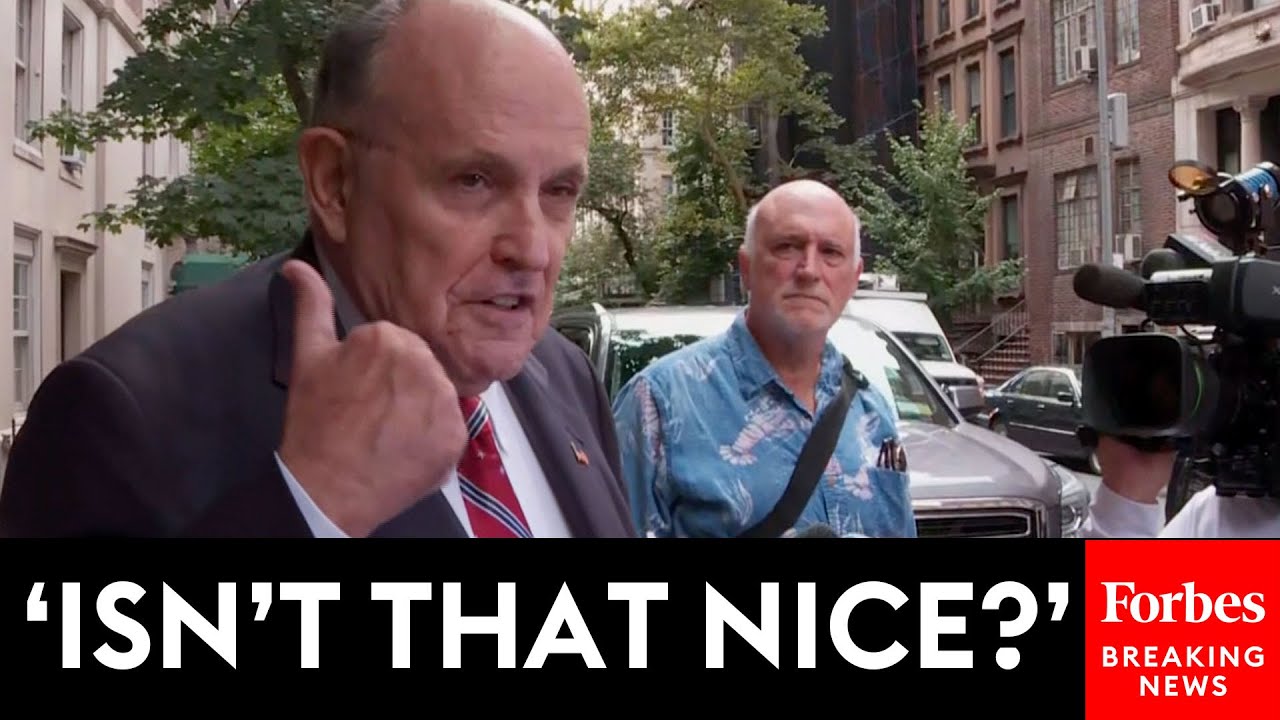 Rudy Giuliani Talks Bluntly About Getting Mugshot At Fulton County Jail In Georgia