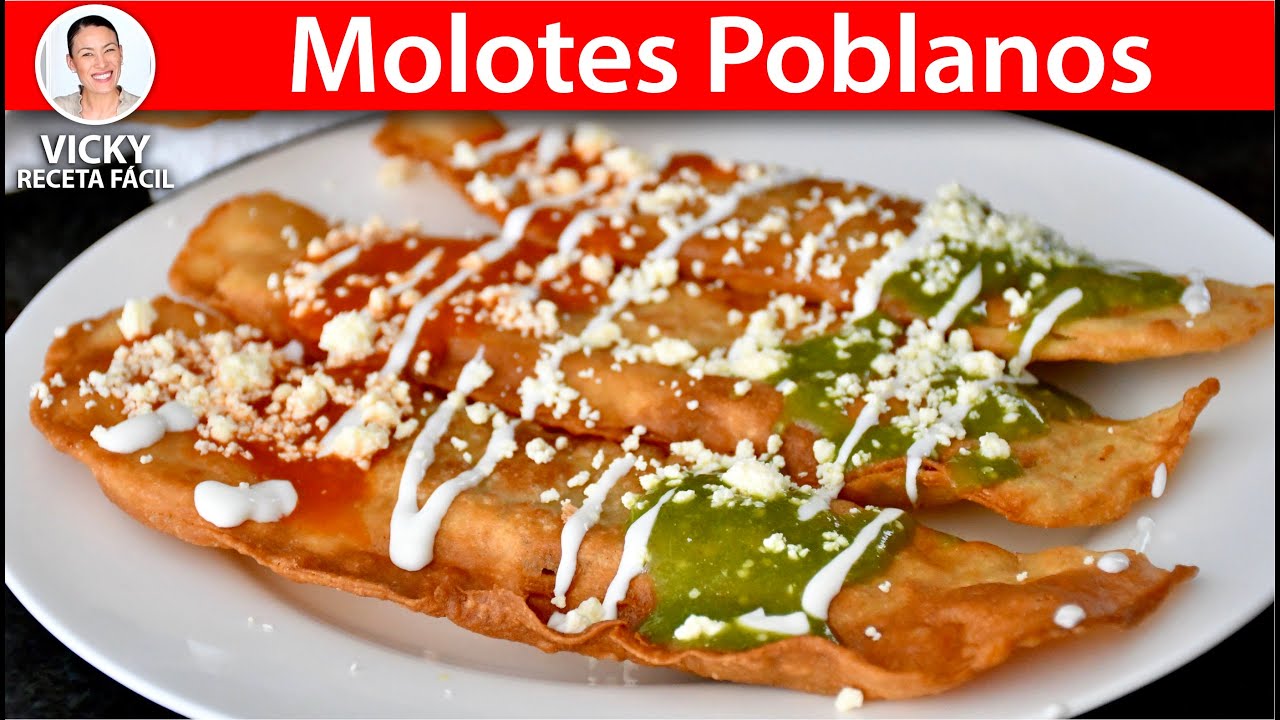 MOLOTES POBLANOS | Vicky Receta Facil
