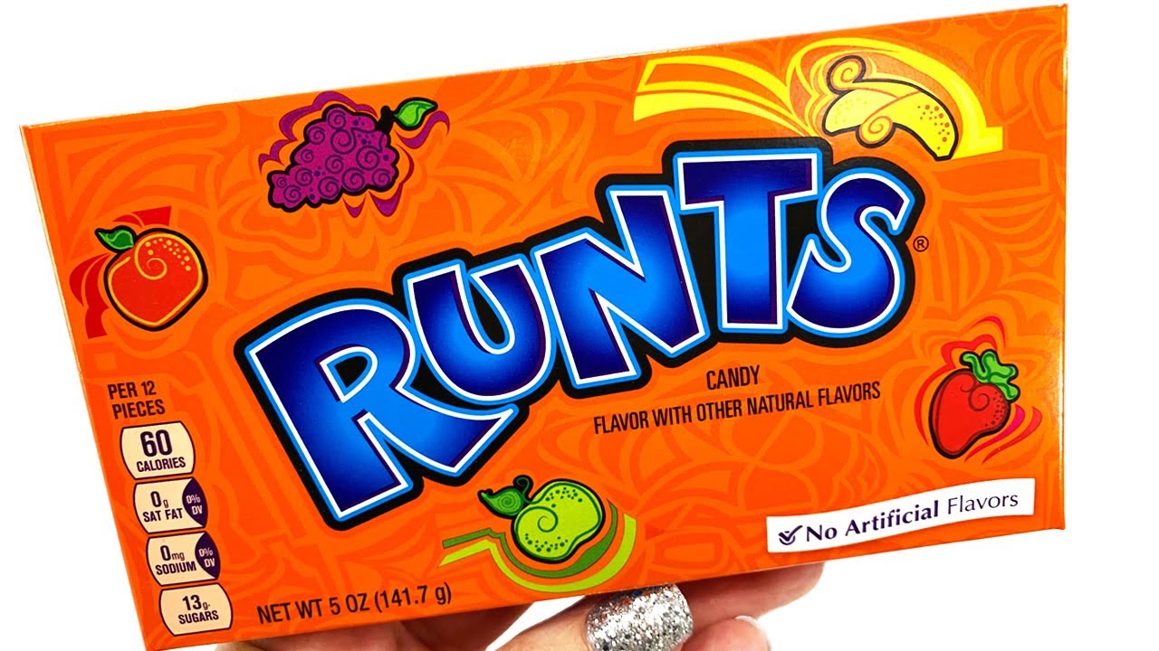 Runts Candy Unwrapping